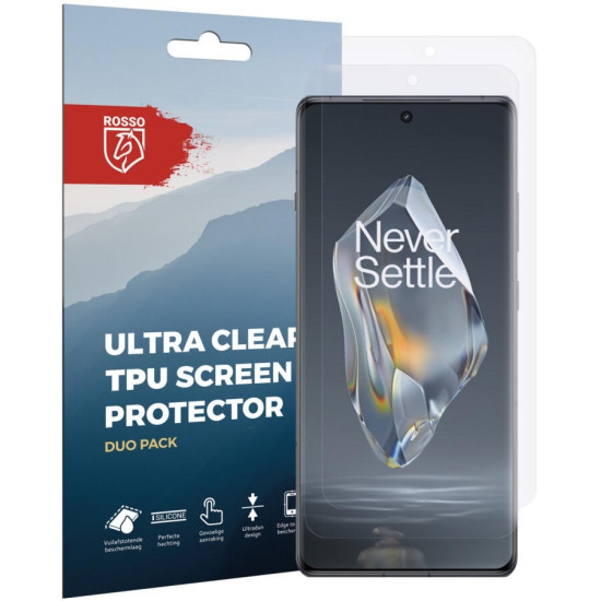 Μεμβράνη Προστασίας Οθόνης - OnePlus 12R - Rosso Ultra Clear Screen Protector - 2 Τεμάχια (8719246447488)