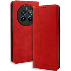 Θήκη Πορτοφόλι - Realme 12 Pro / 12 Pro Plus - Bodycell Book Case - Red (5206015073700)