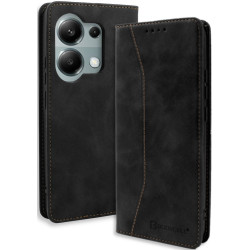 Θήκη Πορτοφόλι - Xiaomi Redmi Note 13 Pro 4G / Poco M6 Pro 4G - Bodycell Book Case - Black (5206015074912)