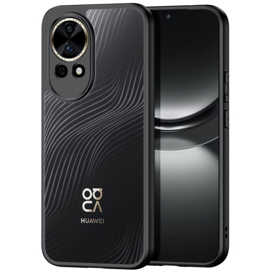 Premium Ημιδιάφανη Σκληρή Θήκη - Huawei Nova 12 - DuxDucis Aimo Series - Black (6934913021972)