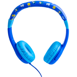 Kiddoboo Headphones Siel - Ενσύρματα Ακουστικά Κεφαλής για Παιδιά με Ασφαλή Μέγιστη Ένταση Ήχου & 1 x Θύρα Jack 3.5mm - Blue (KBHP03-BLU)