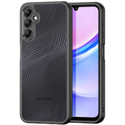 Premium Ημιδιάφανη Σκληρή Θήκη - Samsung Galaxy A15 - DuxDucis Aimo Series - Black (6934913022245)