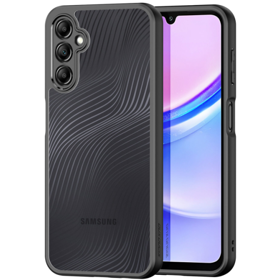 Premium Ημιδιάφανη Σκληρή Θήκη - Samsung Galaxy A15 - DuxDucis Aimo Series - Black (6934913022245)