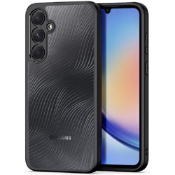 Premium Ημιδιάφανη Σκληρή Θήκη - Samsung Galaxy A35 - DuxDucis Aimo Series - Black (6934913020104)
