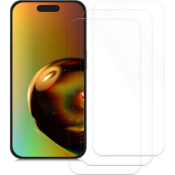 KWmobile Crystal Clear Screen Protector - Μεμβράνη Προστασίας Οθόνης - Apple iPhone 15 - 3 Τεμάχια - Transparent (62021.1)