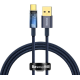 Baseus Explorer Series Auto Power-Off - Καλώδιο Γρήγορης Φόρτισης και Μεταφοράς Δεδομένων USB-A σε Type-C - 100cm - 100W - Blue (CATS000203)