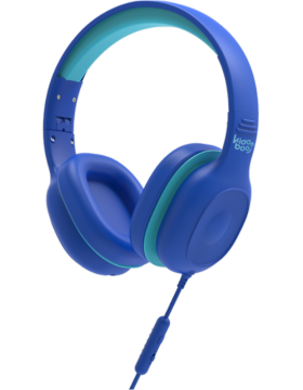Kiddoboo Headphones Bluesky - Ενσύρματα Ακουστικά Κεφαλής για Παιδιά με 1 x Θύρα Jack 3.5mm - Blue (KBHS01-BLU)