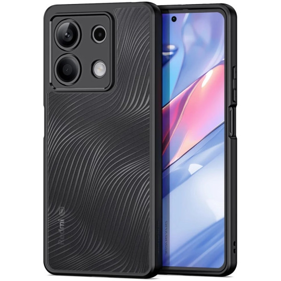 Premium Ημιδιάφανη Σκληρή Θήκη - Xiaomi Redmi Note 13 5G - DuxDucis Aimo Series - Black (6934913009048)
