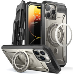 Supcase Unicorn Beetle Pro Mag - Ανθεκτική Θήκη MagSafe - Apple iPhone 15 Pro - Titan Gray (843439138582)