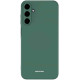 Θήκη Σιλικόνης - Samsung Galaxy A15 - Spacecase Silicone Case - Dark Green (5905719107512)