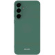 Θήκη Σιλικόνης - Samsung Galaxy A55 - Spacecase Silicone Case - Dark Green (5905719108731)