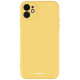Spacecase Silicone Case - Θήκη Σιλικόνης Apple iPhone 11 - Yellow (5905123440373)