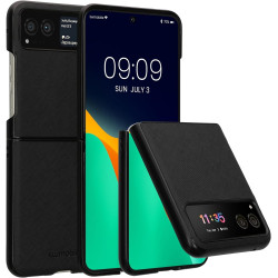 Σκληρή Θήκη - Motorola Razr 40 - KWmobile Two-Part Hardcase - Black (61721.01)
