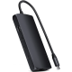 Satechi USB-C Multiport Adapter 8K With Ethernet V3 - Αντάπτορας με 4 x Type-C 3.2 / 1 x Type-C PD 85W / 1 x HDMI 8K 30Hz / 1 x Ethernet / 1 x SD 4.0 - Midnight (ST-P8KED)