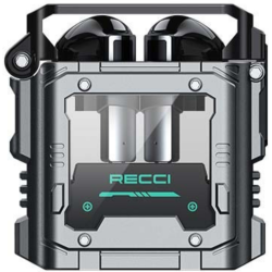 Recci REP-W36 Wandering Planet TWS Earbuds - Ασύρματα Ακουστικά Bluetooth με Θήκη Φόρτισης - Grey (6955482512692)