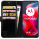 PU Θήκη Πορτοφόλι - Motorola Moto G24 / G24 Power / G04 / G04s / E14 - Rosso Element - Black (8719246446184)
