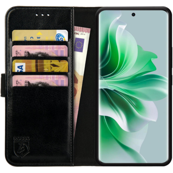 PU Θήκη Πορτοφόλι - Oppo Reno11 - Rosso Element - Black (8719246446160)