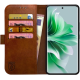 PU Θήκη Πορτοφόλι - Oppo Reno11 - Rosso Element - Brown (8719246446283)