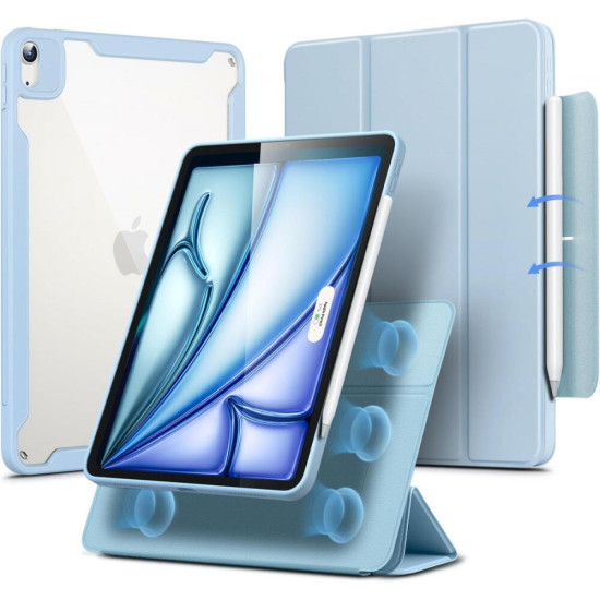 ESR Rebound Hybrid 360 Θήκη Apple iPad Air 7 2025 11" / Air 6 2024 11" / Air 5 2022 10.9" / Air 4 2020 10.9" με Υποδοχή Apple Pencil - Sky Blue (4894240194607)