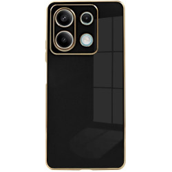Θήκη Σιλικόνης - Xiaomi Redmi Note 13 5G - Bodycell Gold Plated - Black (5206015074431)