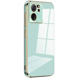 Bodycell Gold Plated - Θήκη Σιλικόνης Xiaomi 13T / 13T Pro / Redmi K60 Ultra - Mint Green (5206015074288)