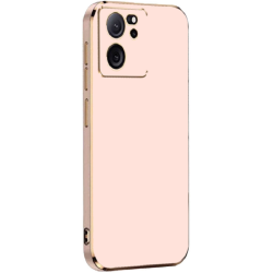 Bodycell Gold Plated - Θήκη Σιλικόνης Xiaomi 13T / 13T Pro / Redmi K60 Ultra - Pink (5206015074295)