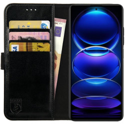 Rosso Element PU Θήκη Πορτοφόλι Xiaomi Redmi Note 11 Pro / Redmi Note 12 Pro 4G - Black (8719246449024)