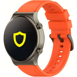 Spacecase Easy Band - Universal Λουράκι Σιλικόνης για Smartwatches (20mm) - Orange (5905123404658)