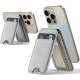 ESR HaloLock Wallet Stand - MagSafe Θήκη - Πορτοφόλι για Κάρτες / Αναδιπλούμενη Βάση από Vegan Δέρμα - Natural Titanium (4894240191996)