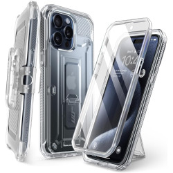 Θήκη Apple iPhone 15 Pro Max - Supcase Unicorn Beetle Pro Ανθεκτική - Clear (843439137066)