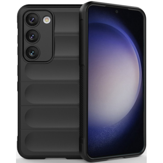 Techsuit Magic Shield - Θήκη Σιλικόνης Samsung Galaxy S23 - Black (5949419116146)