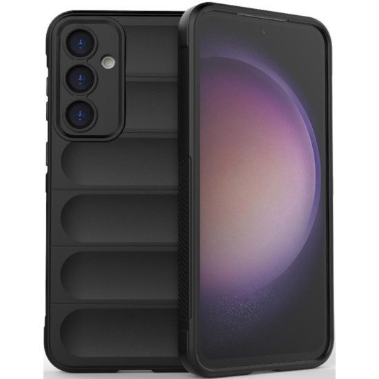 Techsuit Magic Shield - Θήκη Σιλικόνης Samsung Galaxy S23 FE - Black (5949419115125)