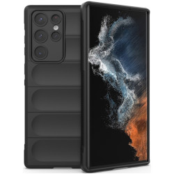 Techsuit Magic Shield - Θήκη Σιλικόνης Samsung Galaxy S22 Ultra 5G - Black (5949419118720)