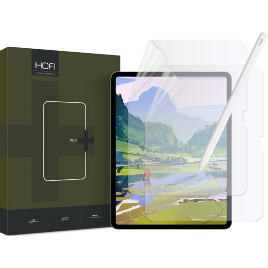 Μεμβράνη Προστασίας Οθόνης - Apple iPad Pro 11" 2024 - Hofi Paper Pro+ Screen Protector - 2 Τεμάχια - Matte Clear (5906302308453)