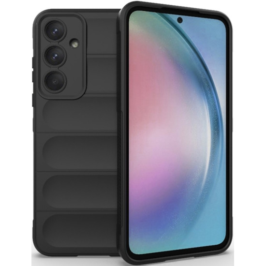 Θήκη Σιλικόνης - Samsung Galaxy A55 - Techsuit Magic Shield - Black (5949419109728)