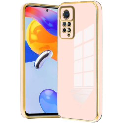 Bodycell Gold Plated - Θήκη Σιλικόνης Xiaomi Redmi Note 11 Pro / Redmi Note 12 Pro 4G - Pink (5206015074417)