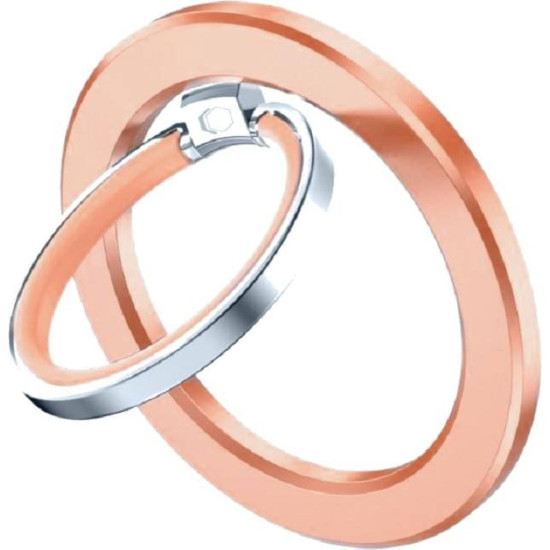 Tech-Protect MMR300 MagSafe Phone Ring - Μαγνητικό MagSafe Δαχτυλίδι / Βάση Στήριξης για Smartphone / Κινητά με Επιπλέον Αυτοκόλλητο Δακτύλιο MagSafe - Rose Gold (5906302308781)
