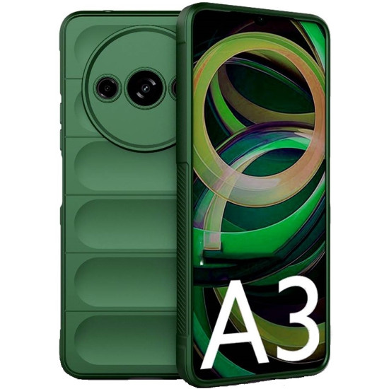 Θήκη Σιλικόνης - Xiaomi Redmi A3 - Techsuit Magic Shield - Green (5949419114036)