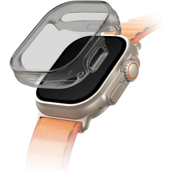 Uniq Garde Slim Hybrid Θήκη Apple Watch Ultra 3 / Ultra 2 / Ultra 1 49mm - Smoked Grey (UNIQ-49MM-GARSMK)