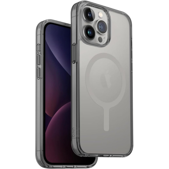 Θήκη Apple iPhone 15 Pro Max - Uniq LifePro Xtreme MagClick Ανθεκτική Ημιδιάφανη με MagSafe - Frost Grey (UNIQ-IP6.7P(2023)-LXAFMFGRY)