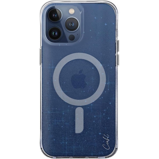 Θήκη Apple iPhone 15 Pro Max - Uniq Coehl Lumino Ανθεκτική Διάφανη με MagSafe - Prussian Blue (UNIQ-IP6.7P(2023)-LUMMBLU)
