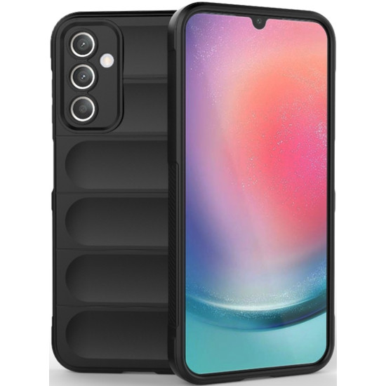 Techsuit Magic Shield - Θήκη Σιλικόνης Samsung Galaxy A25 - Black (5949419110809)