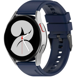 Techsuit Watchband W026 - Λουράκι Σιλικόνης (22mm) - Huawei Watch GT 2 46mm / GT 2 Pro / GT 3 Pro 46mm / Ultimate / Xiaomi Watch S1 / Xiaomi Redmi Watch 5 Active - Dark Blue (5949419079458)