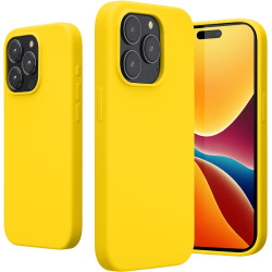 KWmobile Soft Flexible Rubber Cover - Θήκη Σιλικόνης Apple iPhone 15 Pro - Radiant Yellow (61955.165)