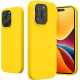 KWmobile Soft Flexible Rubber Cover - Θήκη Σιλικόνης Apple iPhone 15 Pro - Radiant Yellow (61955.165)