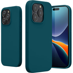 KWmobile Soft Flexible Rubber Cover - Θήκη Σιλικόνης Apple iPhone 15 Pro - Teal Matte (61955.57)