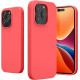 Θήκη Apple iPhone 15 Pro Max - KWmobile Soft Flexible Rubber Cover Σιλικόνης - Neon Coral (61956.103)