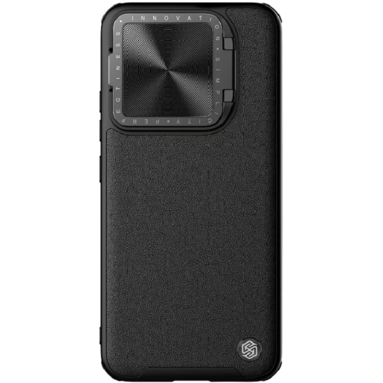 Σκληρή Δερμάτινη Θήκη MagSafe με Μεταλλικό Κάλυμμα για την Κάμερα - Xiaomi 14 Pro - Nillkin CamShield Prop Leather Magnetic - Black (6902048274242)