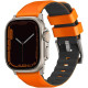 Uniq Linus Αδιάβροχο Λουράκι Premium Σιλικόνης Apple Watch Ultra/SE/11/10/9/8/7/6/5/4 (49/46/45/44mm) - Volt Orange (UNIQ-49MM-LINUSVORG)