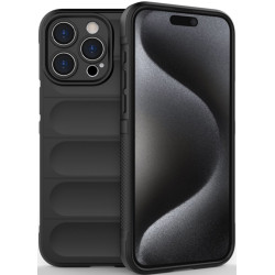 Θήκη Apple iPhone 15 Pro Max - Techsuit Magic Shield Σιλικόνης - Black (5949419111165)